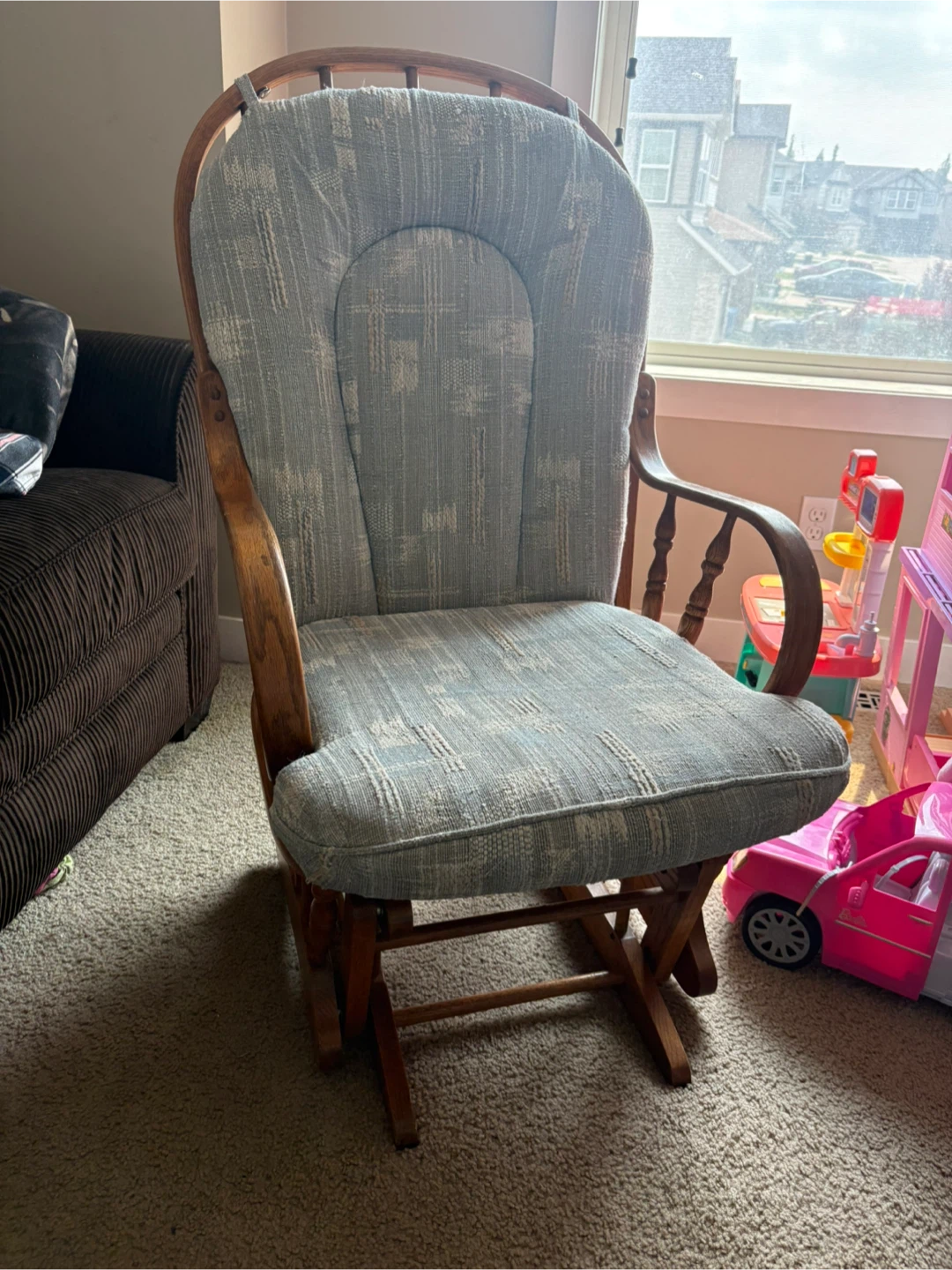 Wooden Glider Rocking Chair