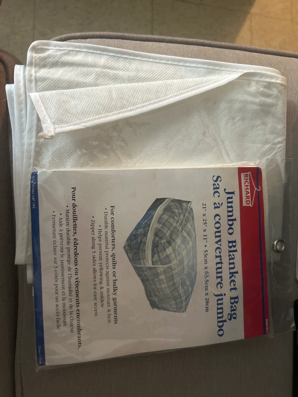 Richard Jumbo Blanket Bag