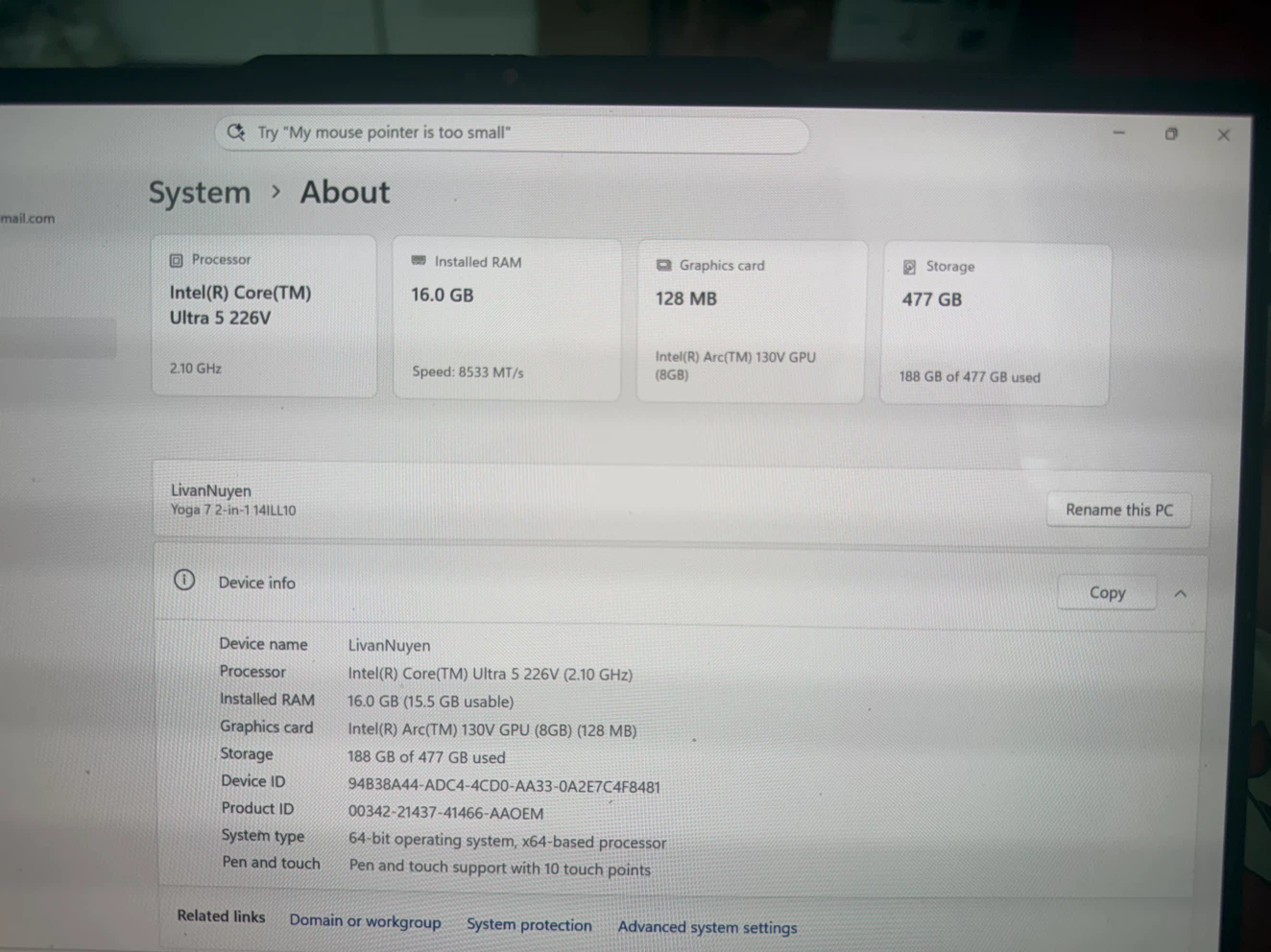 Lenovo Yoga 7 2-in-1 Laptop
