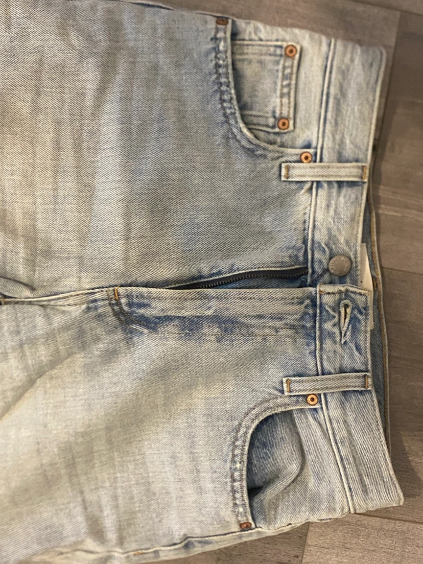 ARITZIA Denim Forum The Farrah High Rise Jeans - Light Wash