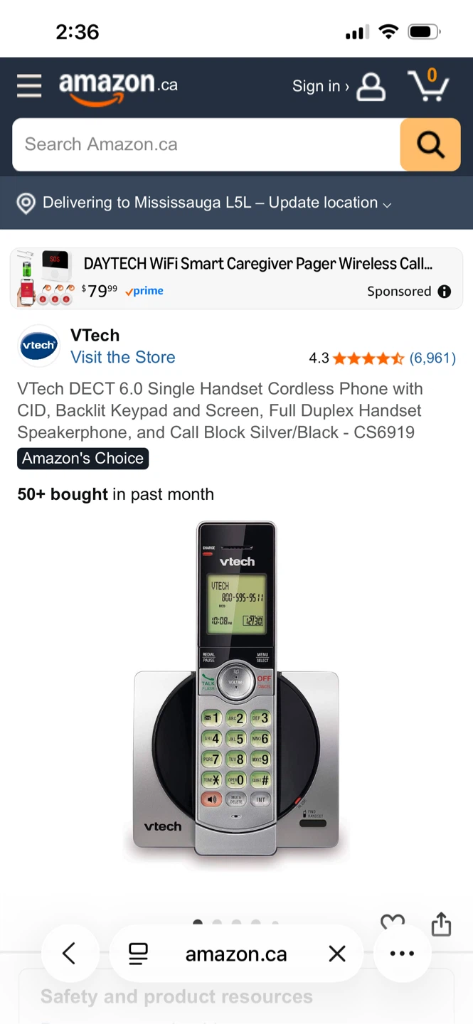 Vtech cordless phone - photo 5