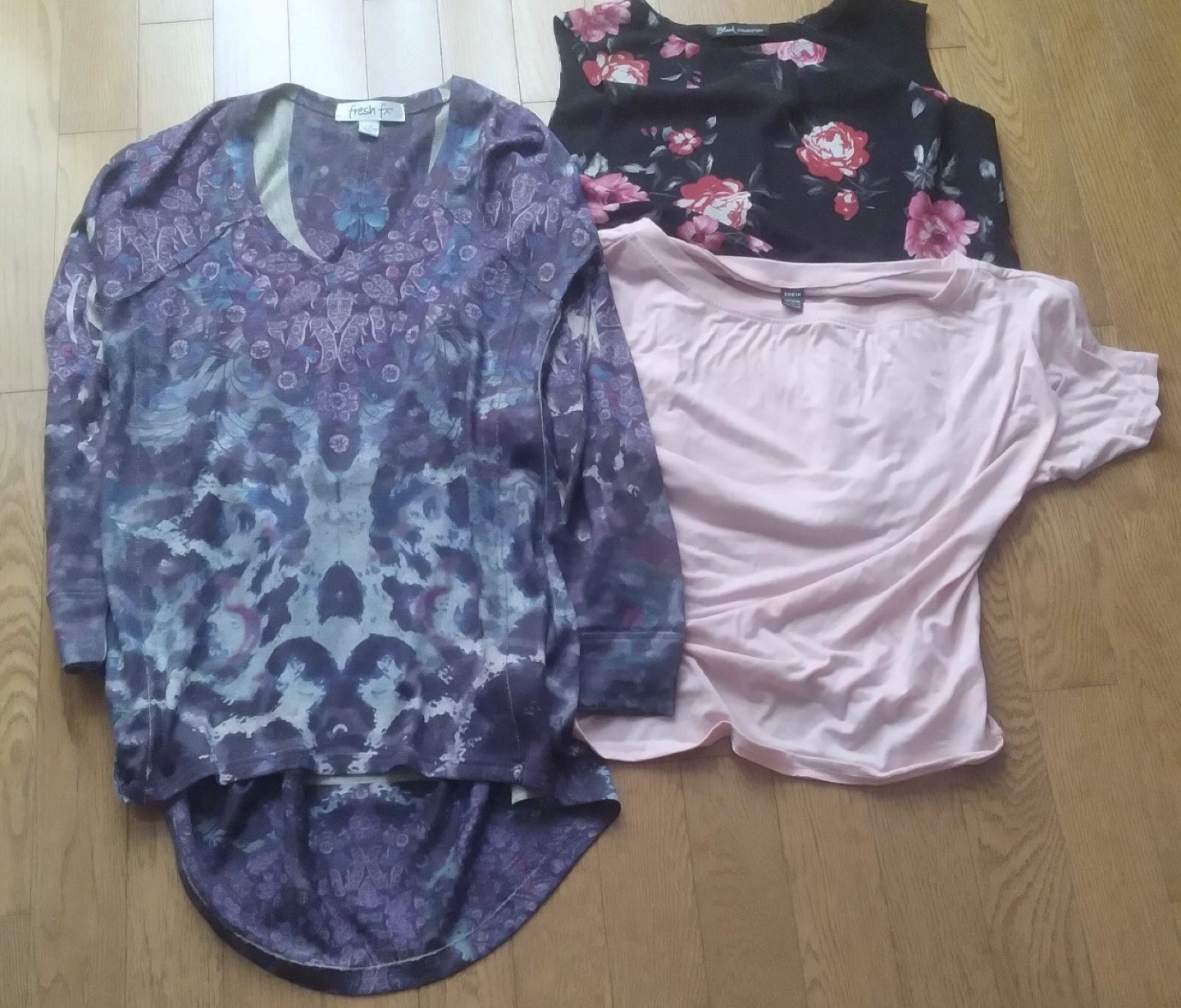 Dress and two tops size large $5