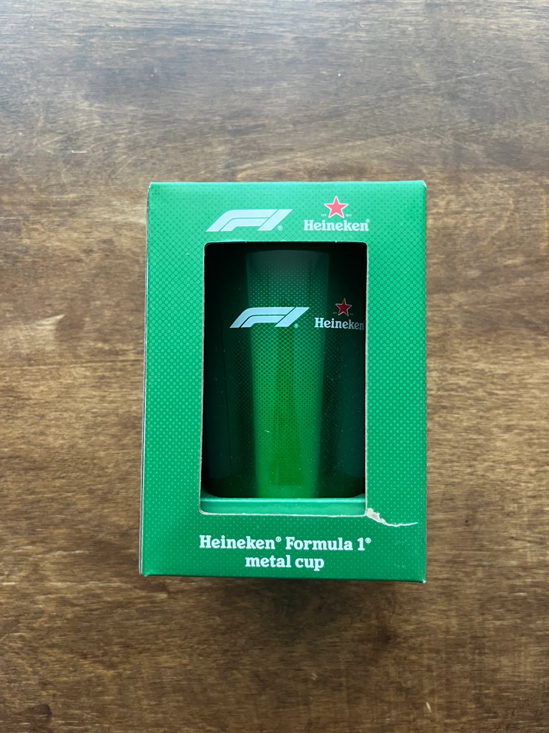 Formula 1 Metal Cup & Heineken Glass Set – Perfect for Race Day! - photo 4
