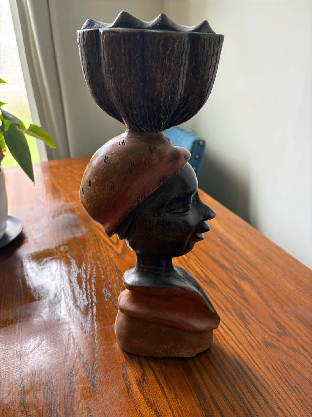 Carved Wooden African Figurine - photo 2