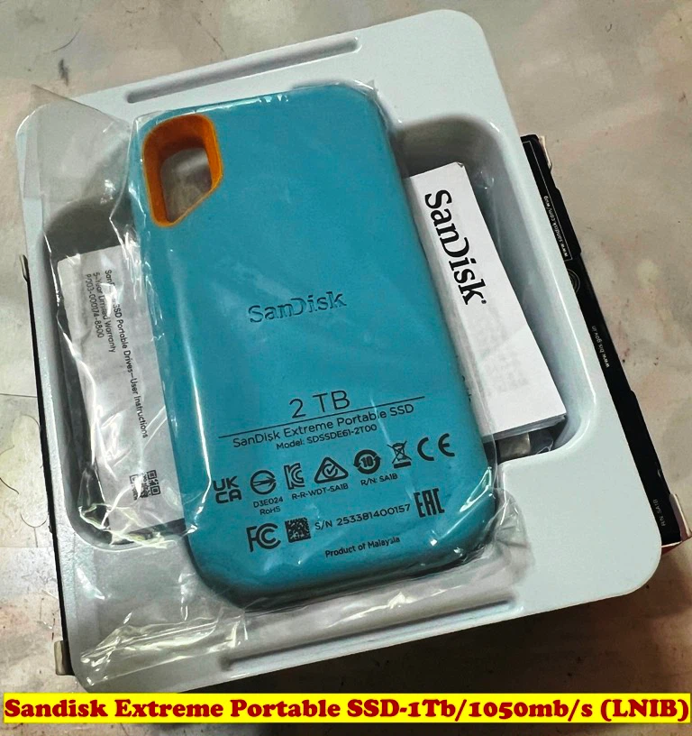 Sandisk Extreme Portable SSD-2Tb/1050mb/s (LNIB)