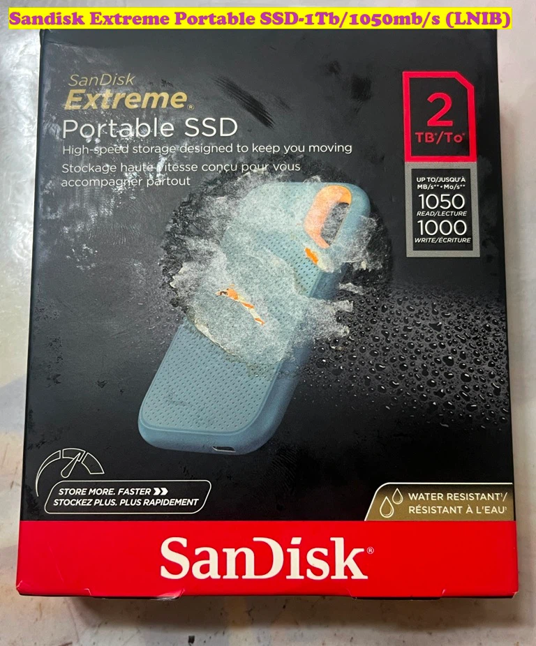 Sandisk Extreme Portable SSD-2Tb/1050mb/s (LNIB) - photo 2