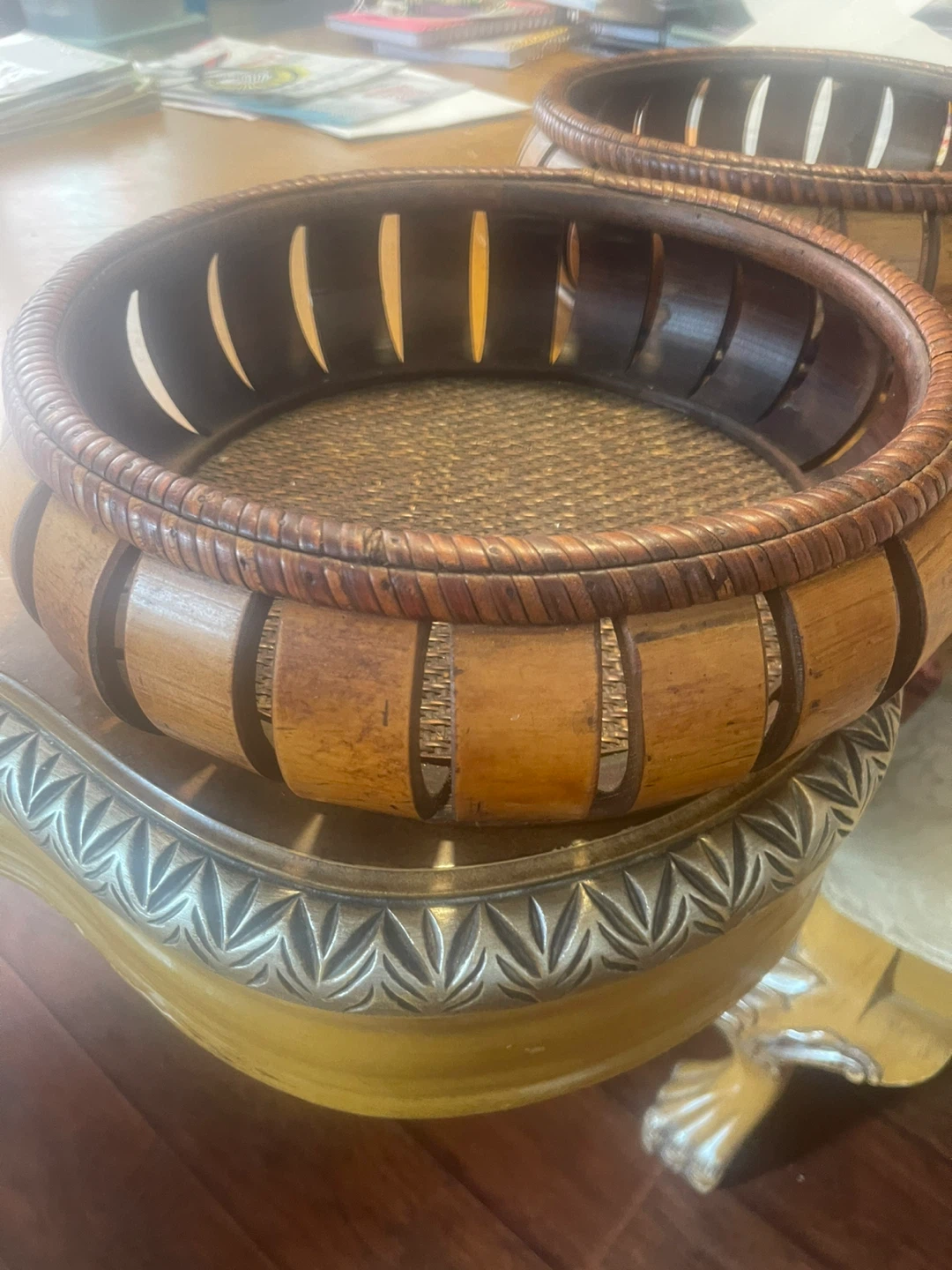 Set of 2 Decorative Woven Baskets - photo 2