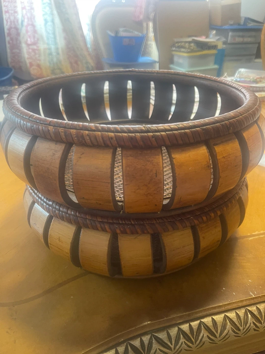 Set of 2 Decorative Woven Baskets - photo 3