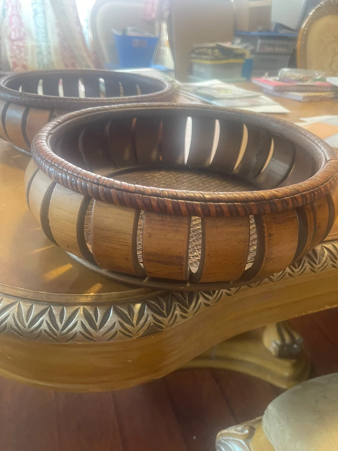 Set of 2 Decorative Woven Baskets - photo 4