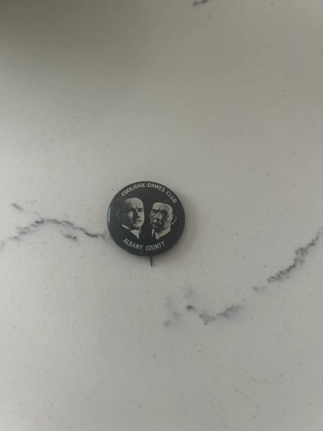 Coolidge-Dawes Club Albany County Pin