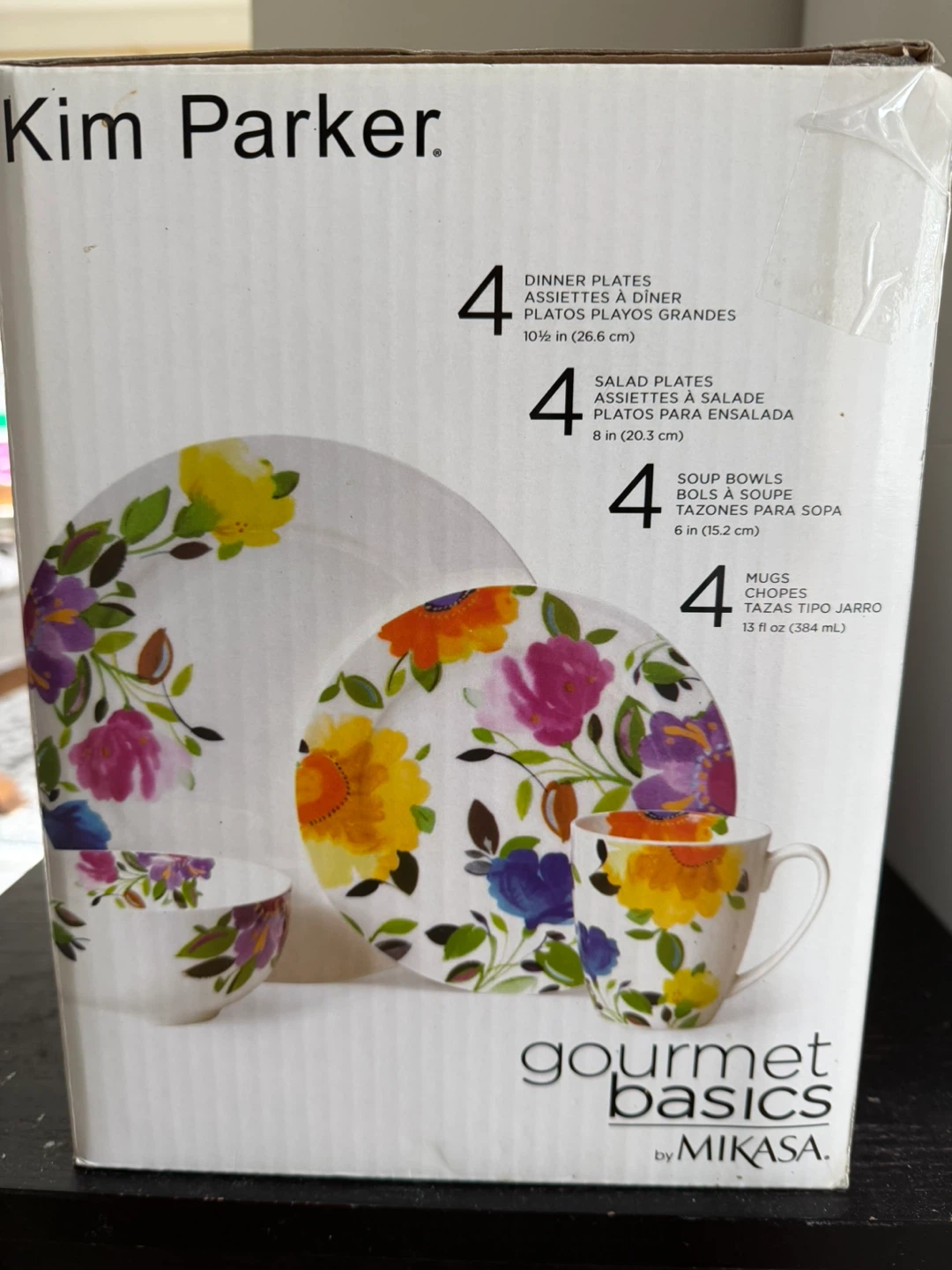 Kim Parker Provence Garden 16-Piece Porcelain Dinnerware Set - photo 3