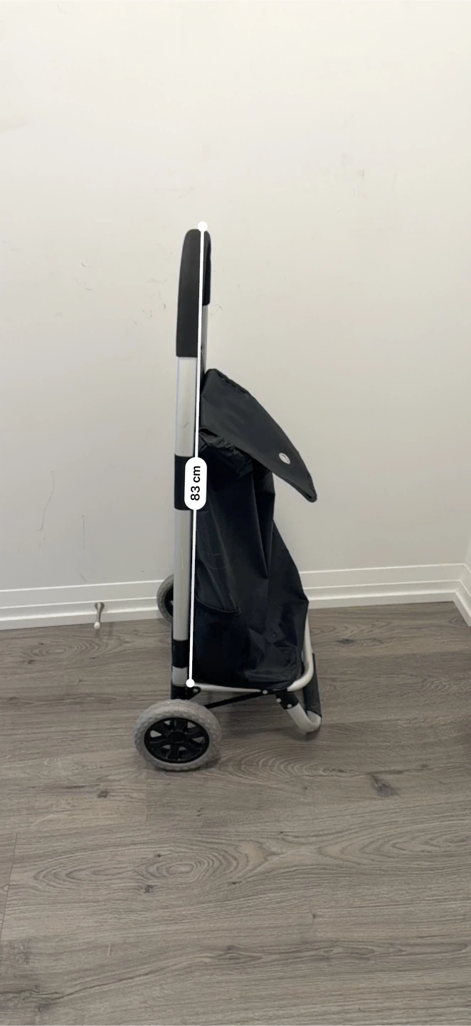 Black Shopping Cart Trolley - photo 3