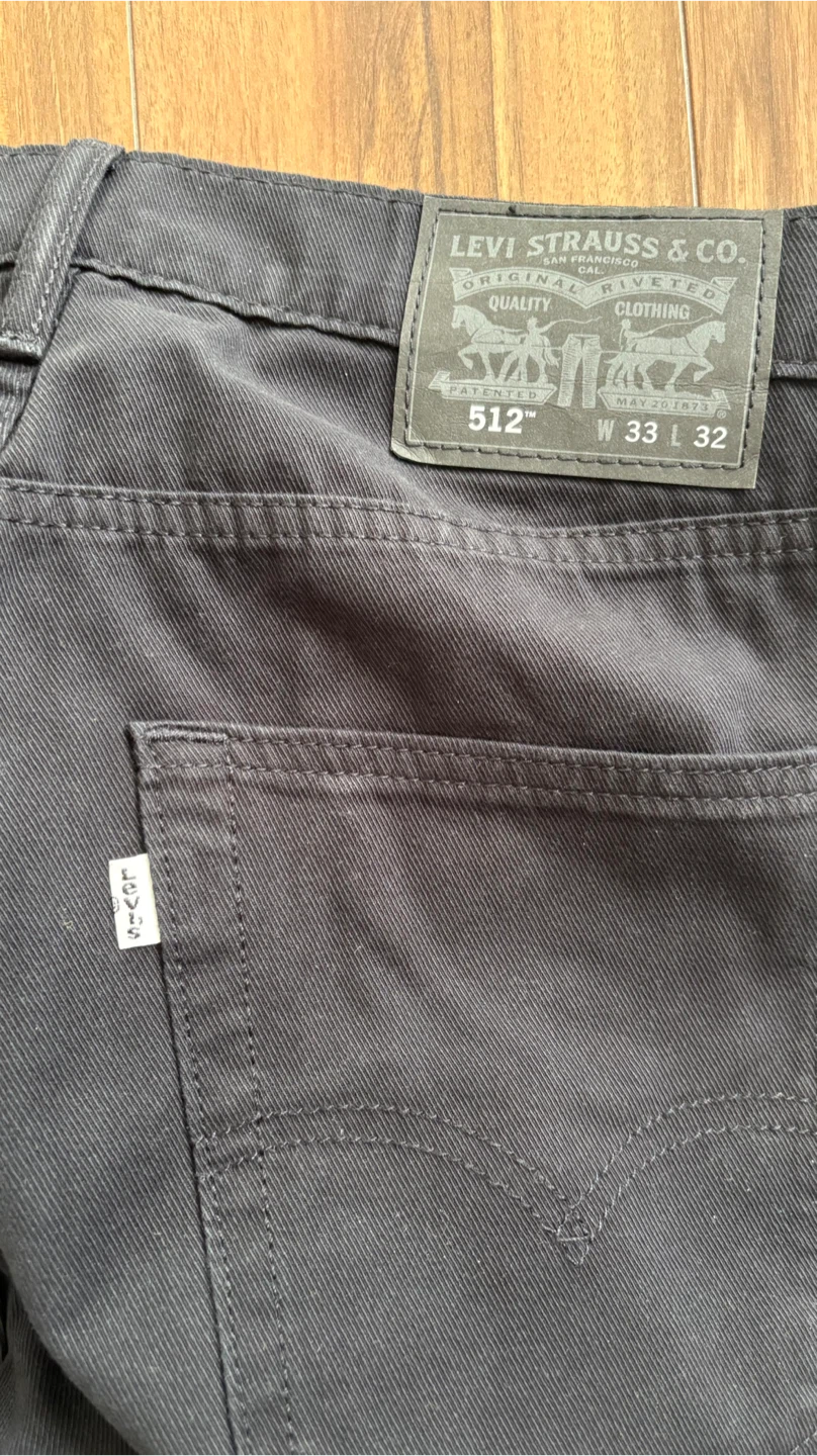 Levis Black Jeans 512 - photo 3