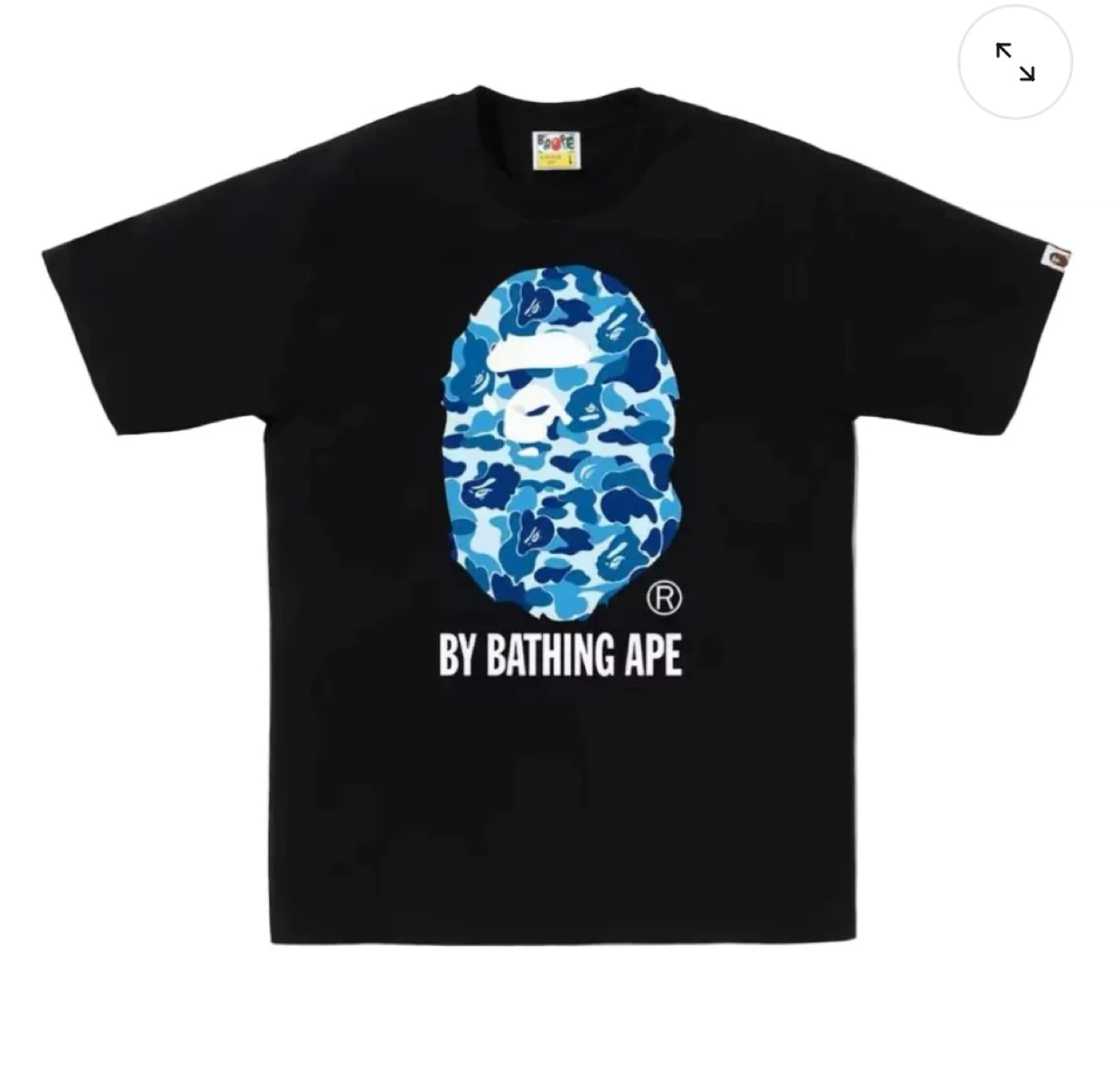 BAPE ABC Camo By Bathing Ape Tee - Black/Blue