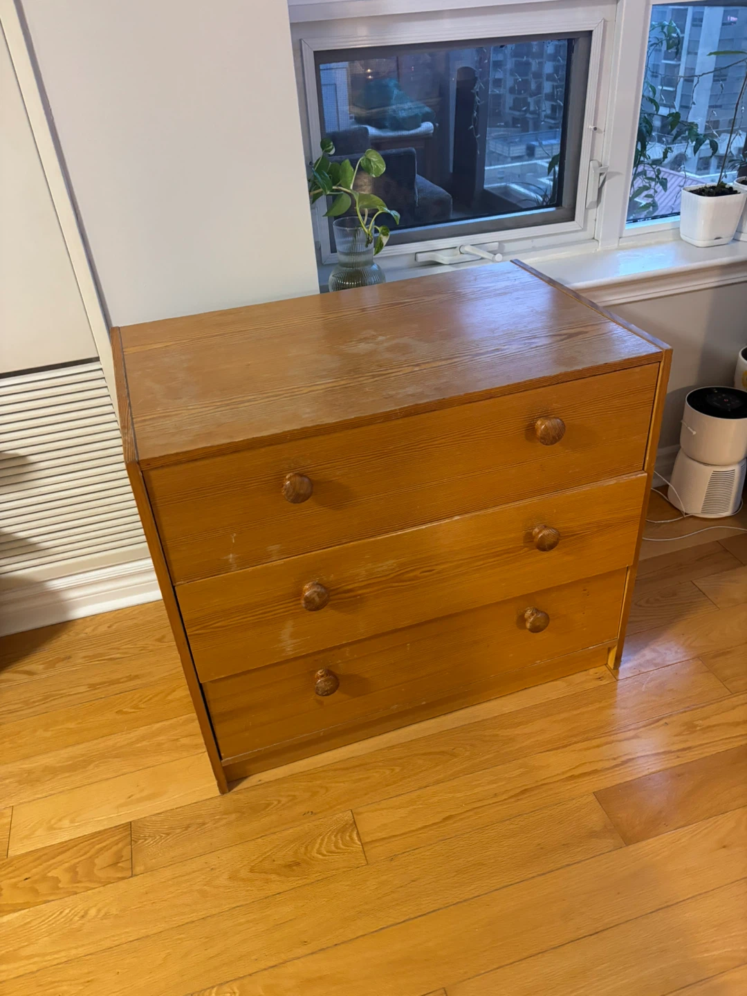 Wooden 3-Drawer Dresser - photo 2