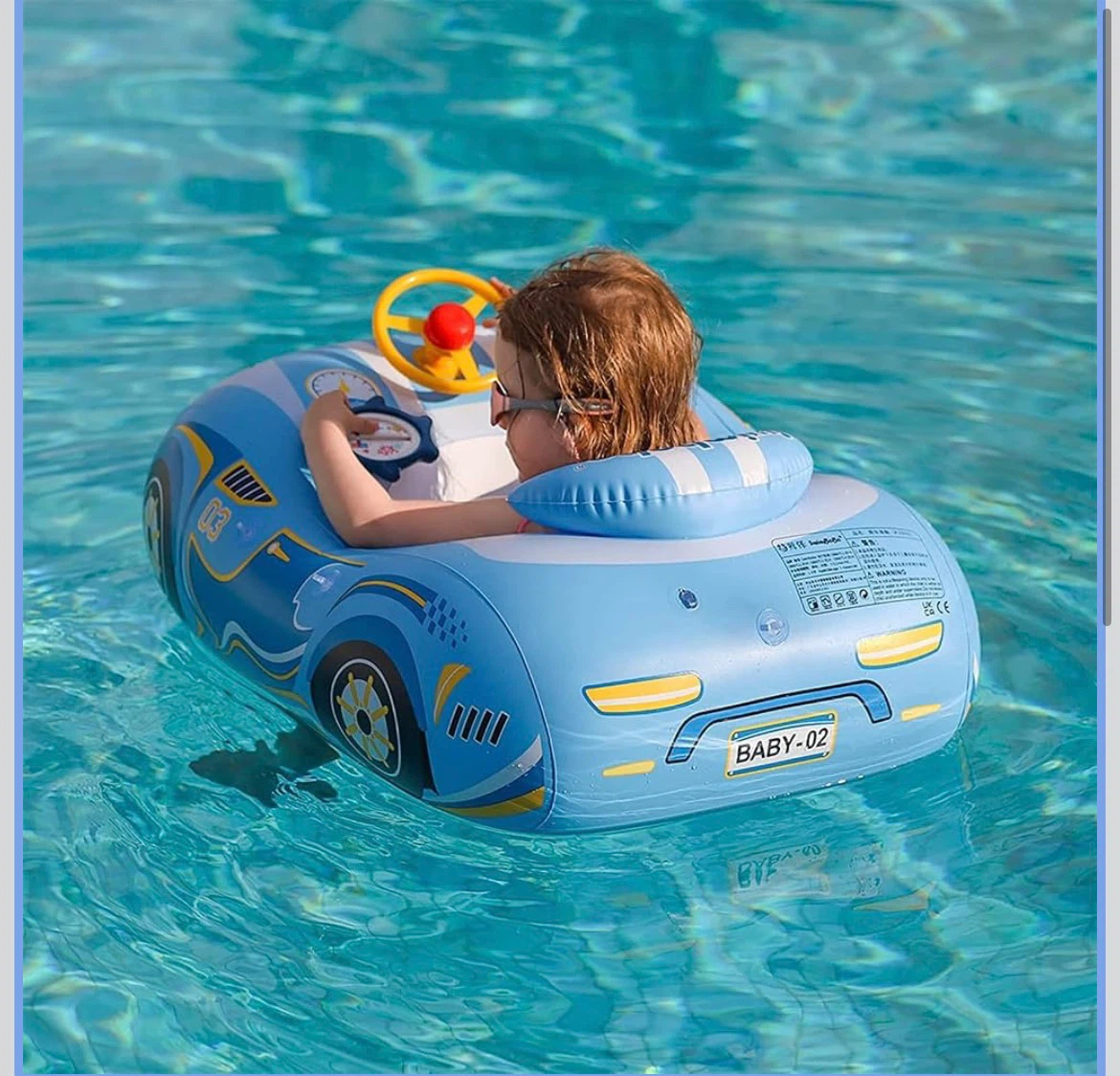 New Baby Swim Float Car Seat