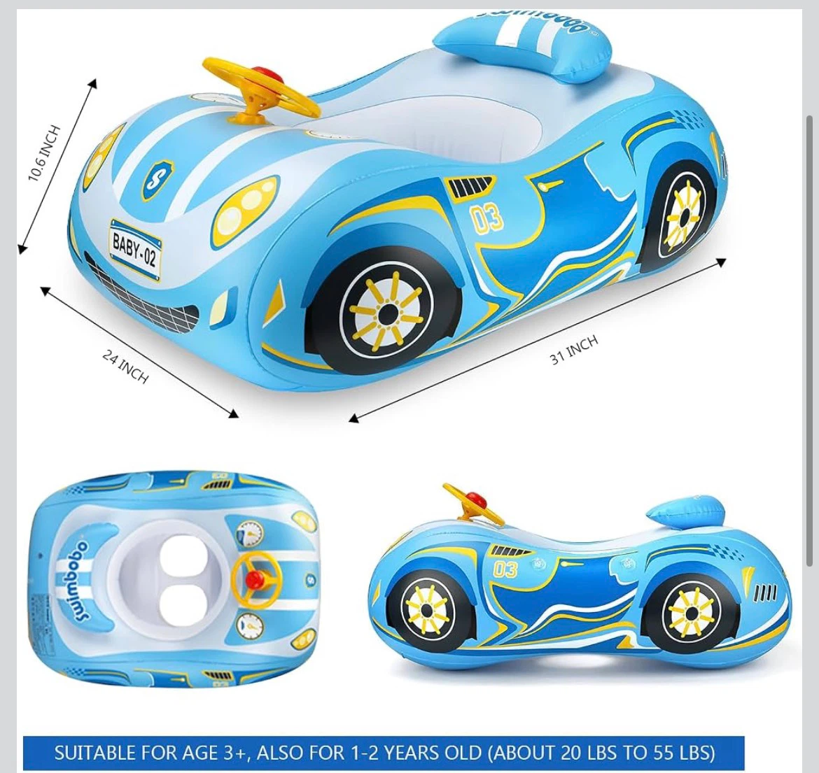 New Baby Swim Float Car Seat - photo 2