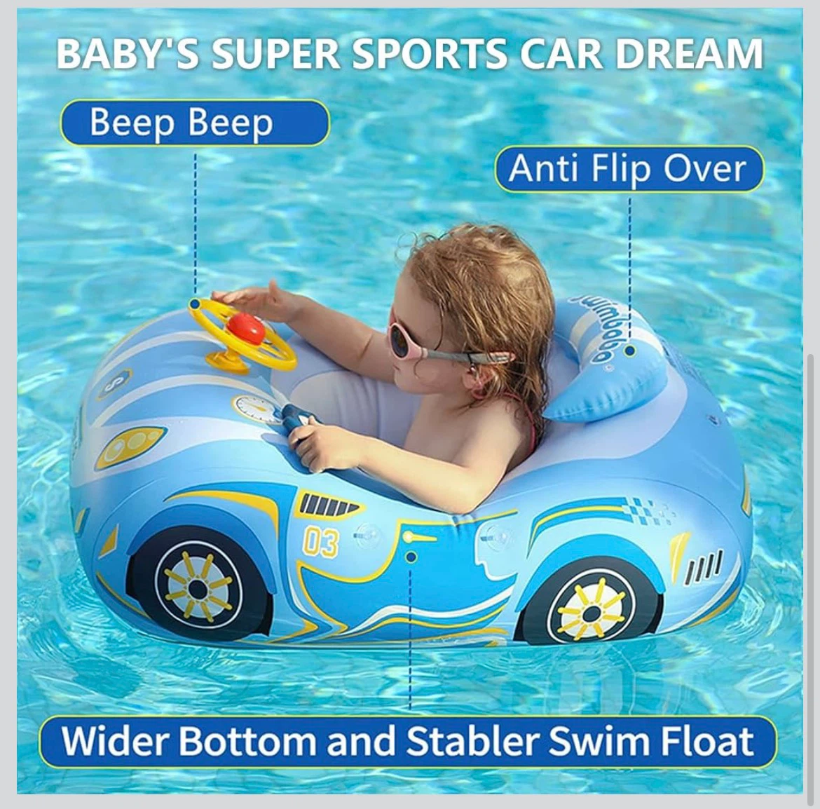 New Baby Swim Float Car Seat - photo 3