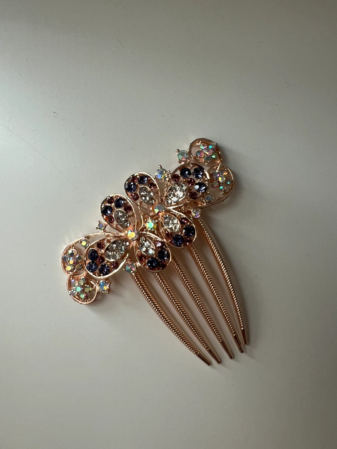 [NEW] Rose Gold Butterfly Hair Comb - photo 2