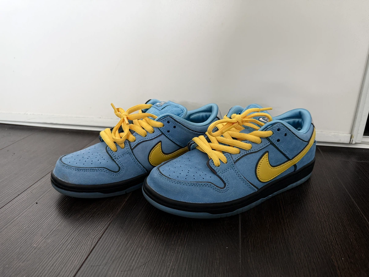 Nike SB Dunk Low "Bubbles" Blue Yellow Shoes