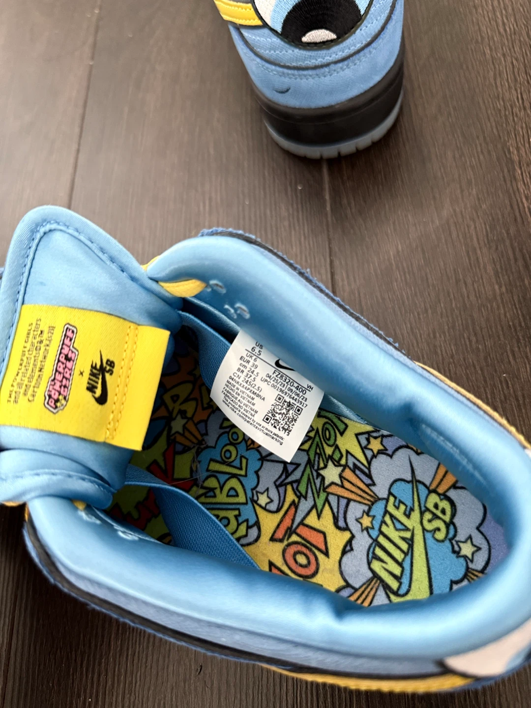 Nike SB Dunk Low "Bubbles" Blue Yellow Shoes - photo 3