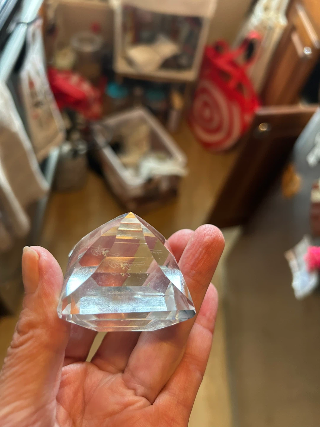 Oleg Cassini Crystal Paperweight - photo 2