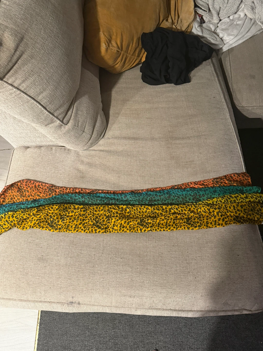 Colorful Leopard Print Scarf - photo 2