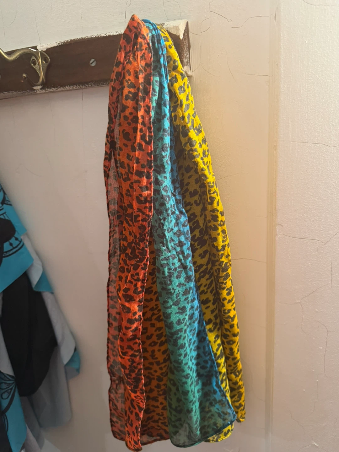 Colorful Leopard Print Scarf - photo 3