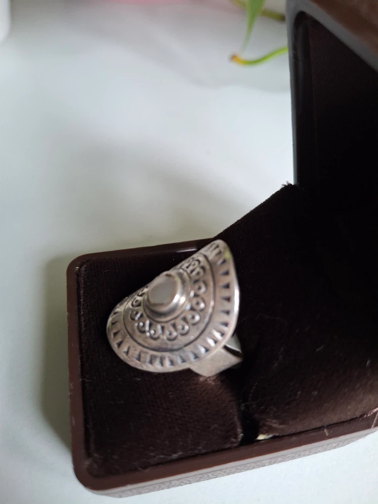 Large detailed ring (silver stamped 925) - photo 2