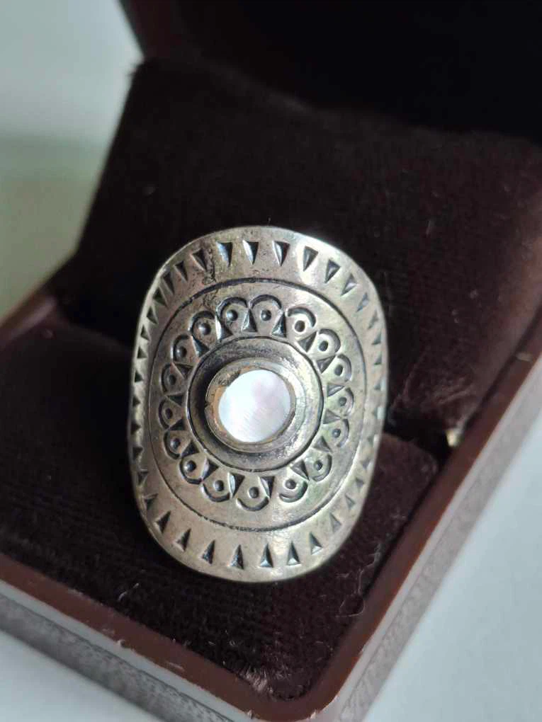 Large detailed ring (silver stamped 925) - photo 3