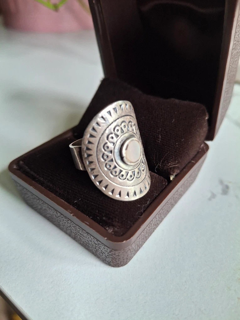 Large detailed ring (silver stamped 925) - photo 4