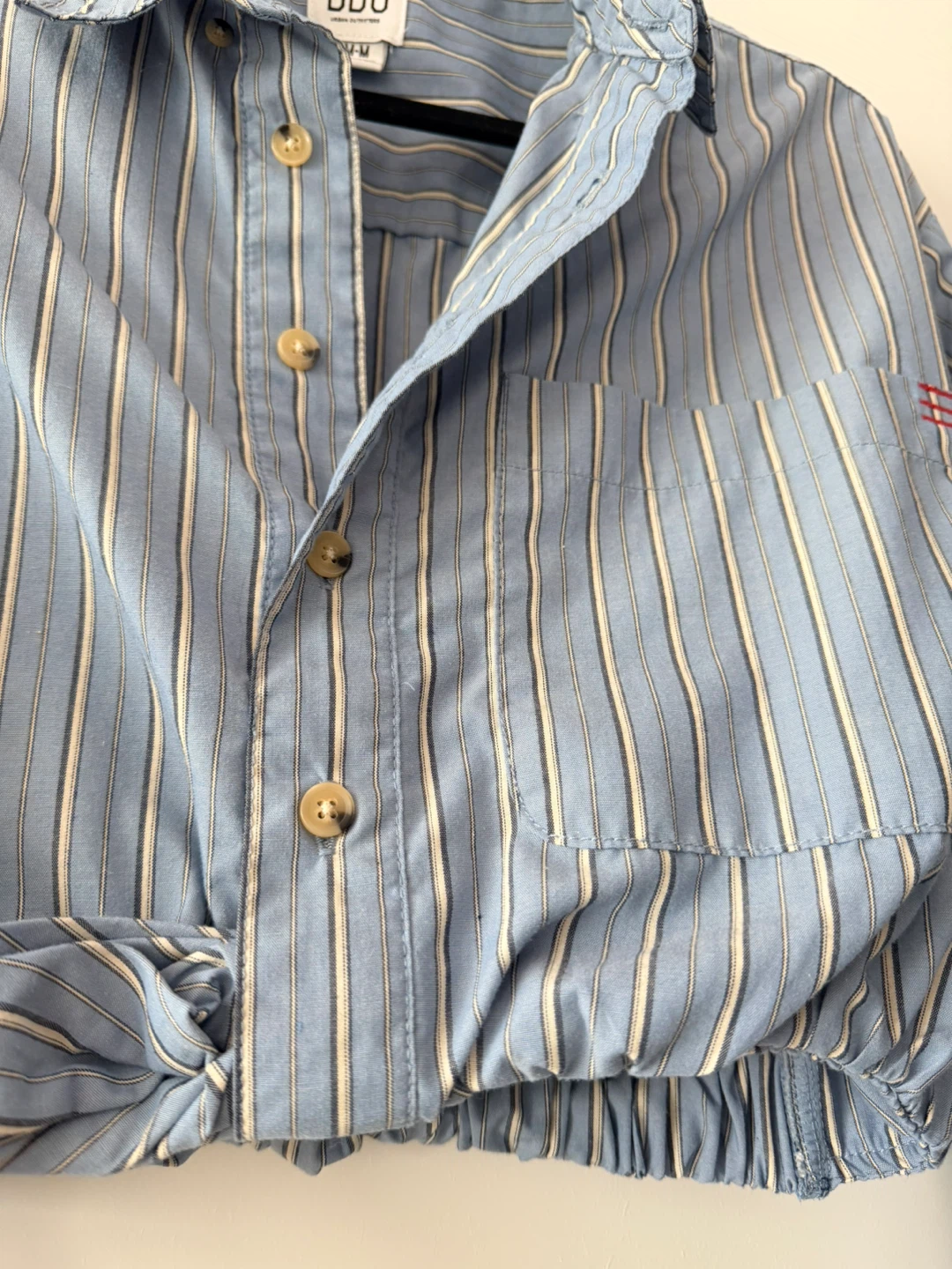 BDG Urban Outfitters Striped Cropped Shirt M-M - photo 4