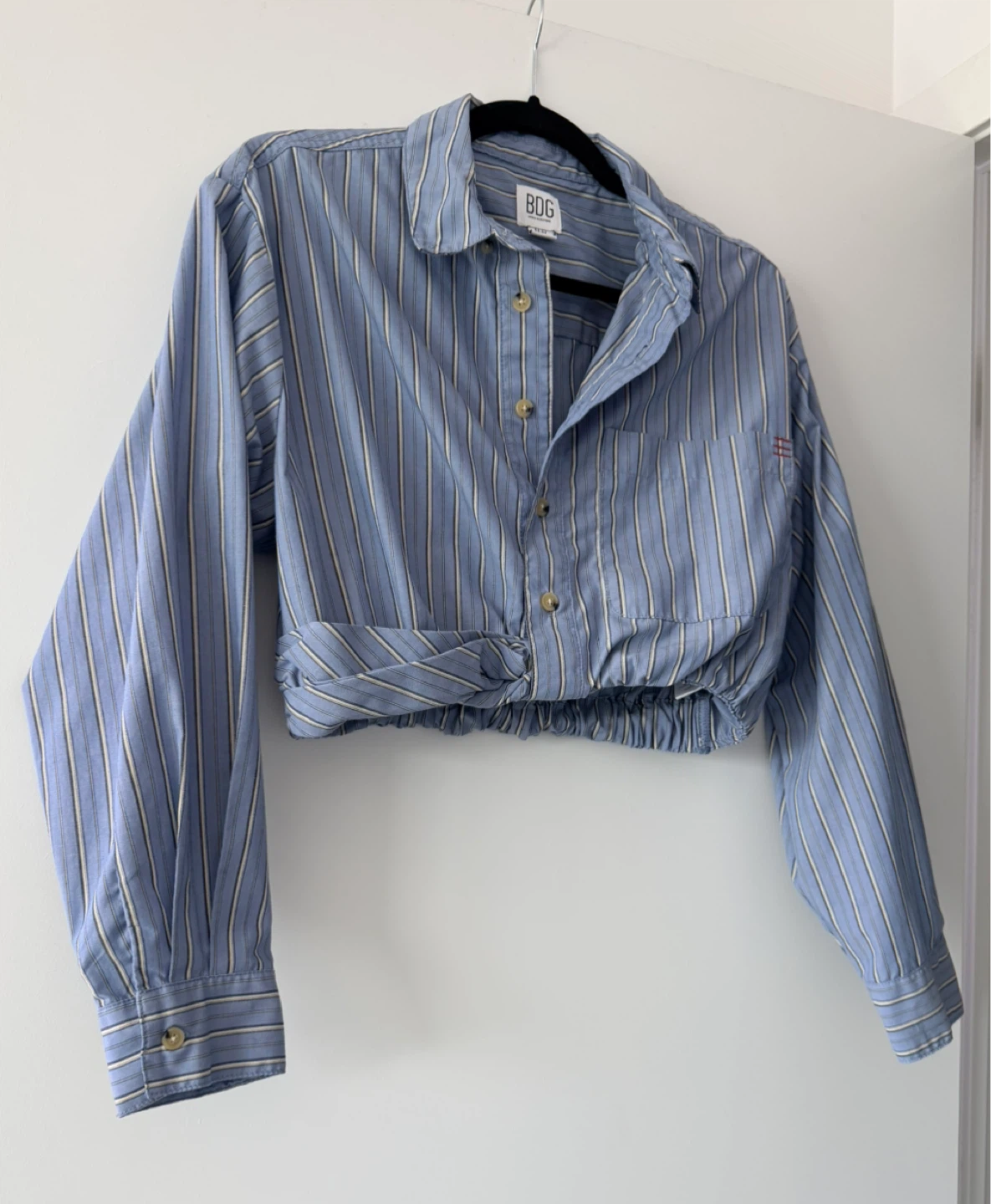 BDG Urban Outfitters Striped Cropped Shirt M-M