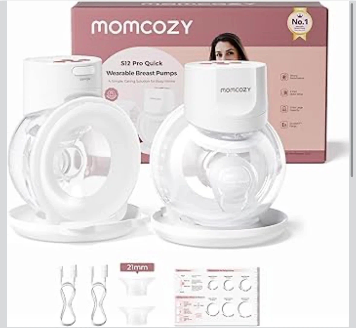 BNIB Sealed Momcozy S12 Pro Quick 2 Pumps