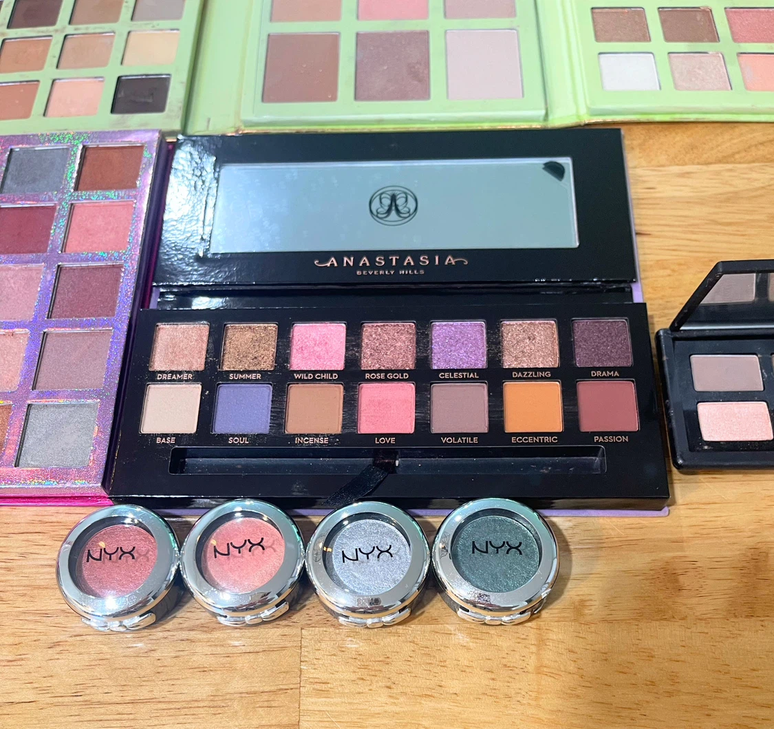 Anastasia Beverly Hills & NYX Eyeshadow Palettes and Singles