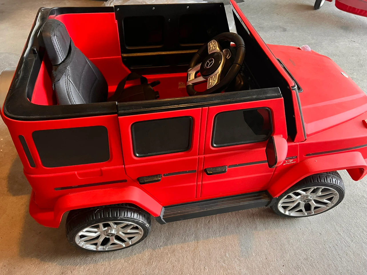 Red Ride-On Mercedes G-Wagon for Kids