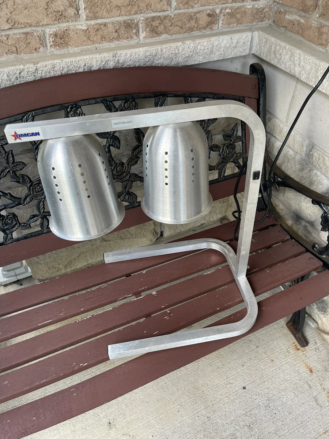 Winco Double Heat Lamp