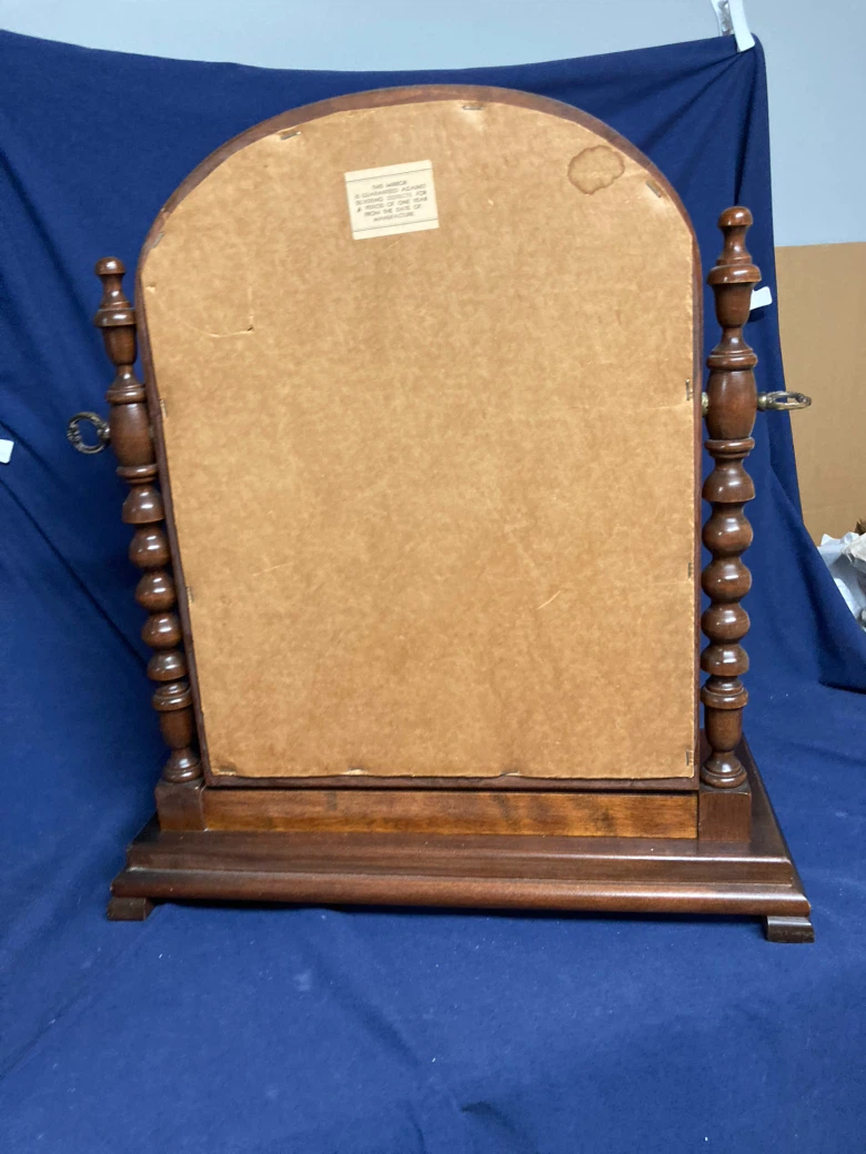 Wooden Tabletop Vanity Mirror - photo 3