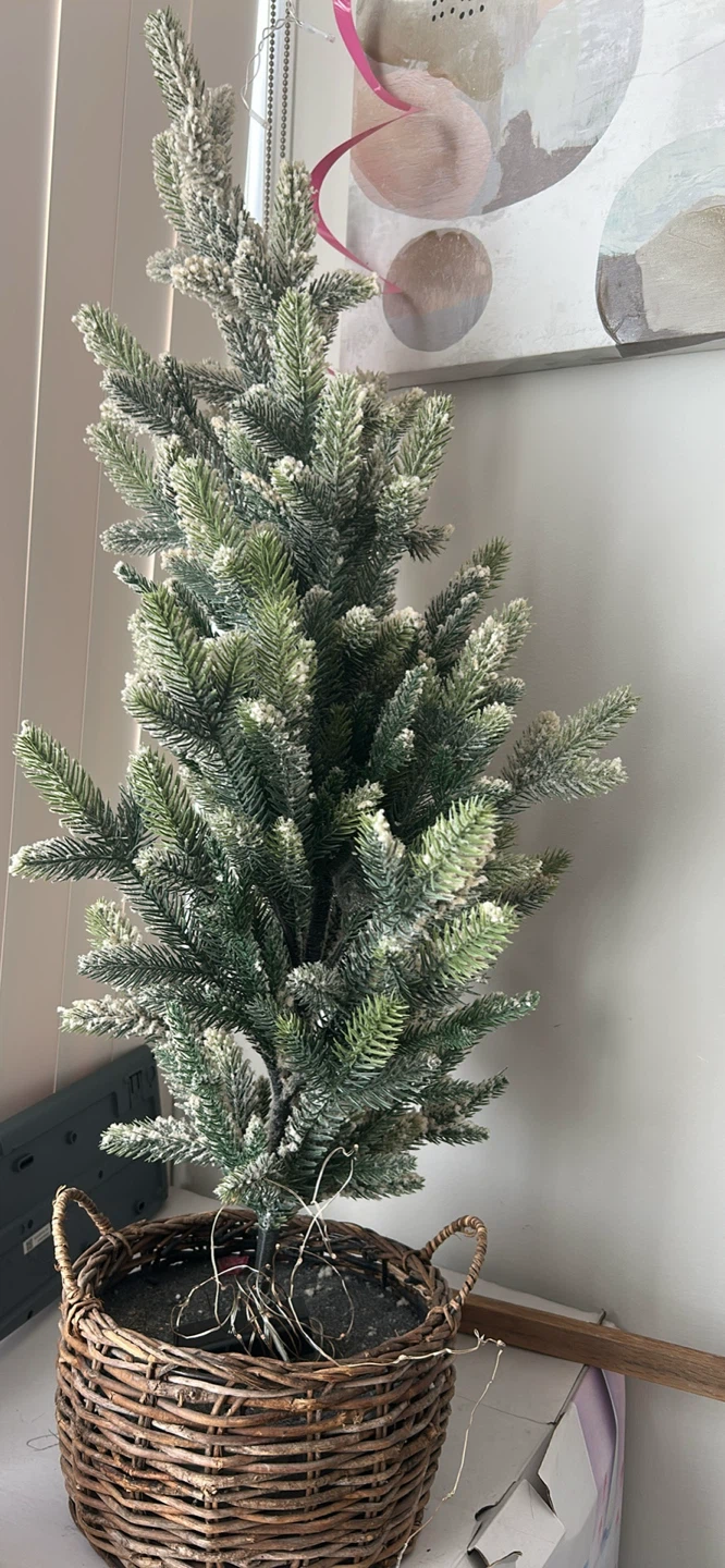 Artificial Christmas Tree with Ornaments