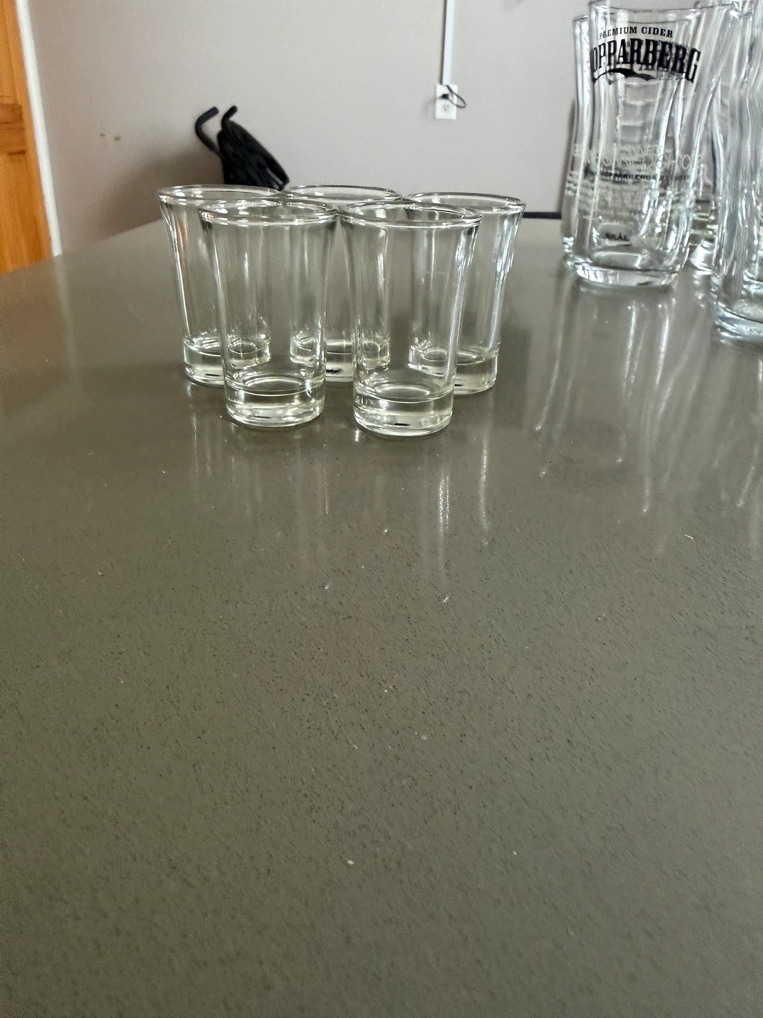 Set of 5 Clear Shot Glasses - photo 2