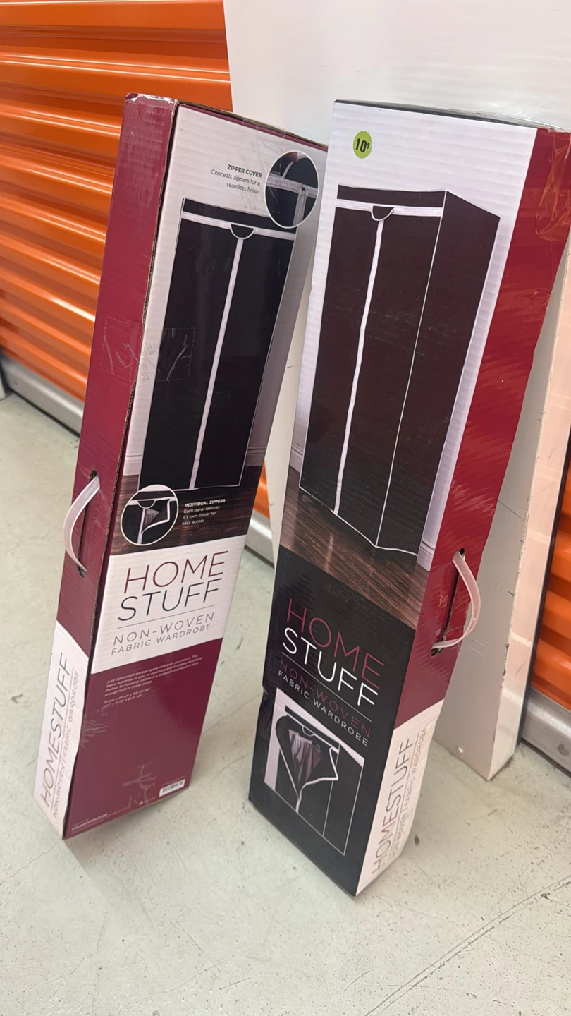 Home Stuff Non-Woven Fabric Wardrobe