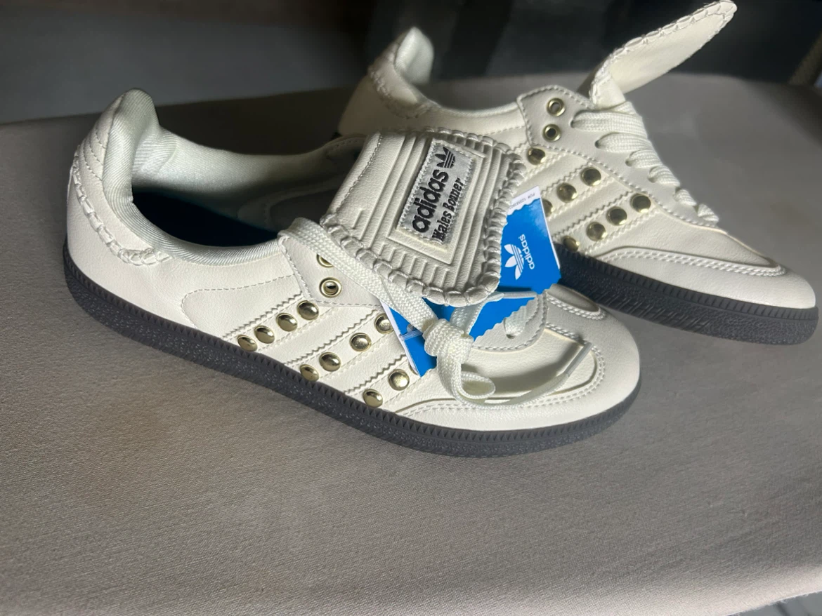 Adidas X Wales Bonner Samba Cream Gold Sneakers - photo 2