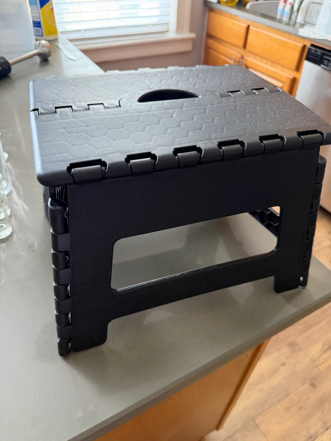 Black Folding Step Stool - photo 3