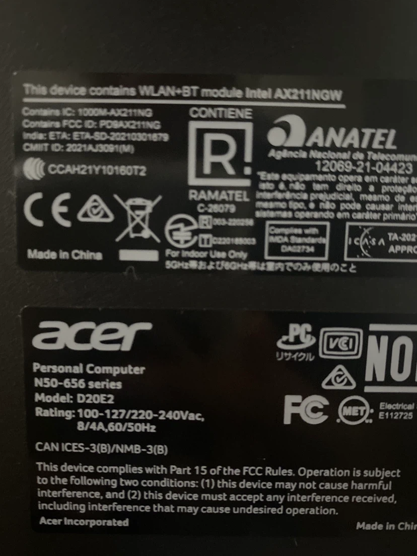 Acer Nitro Gaming PC N50-656 // Intel Core i5 / NVIDIA RTX3050 - photo 4