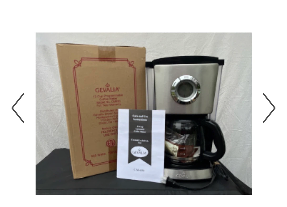 Gevalia 12-Cup Programmable Coffee Maker