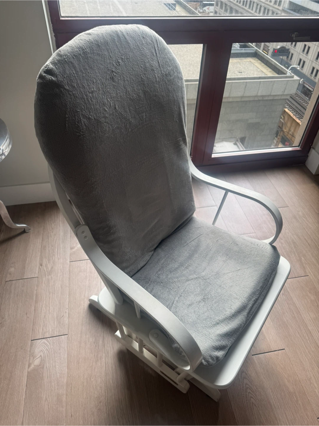 Shermag Glider Rocker Chair with Gray Cushions - photo 3