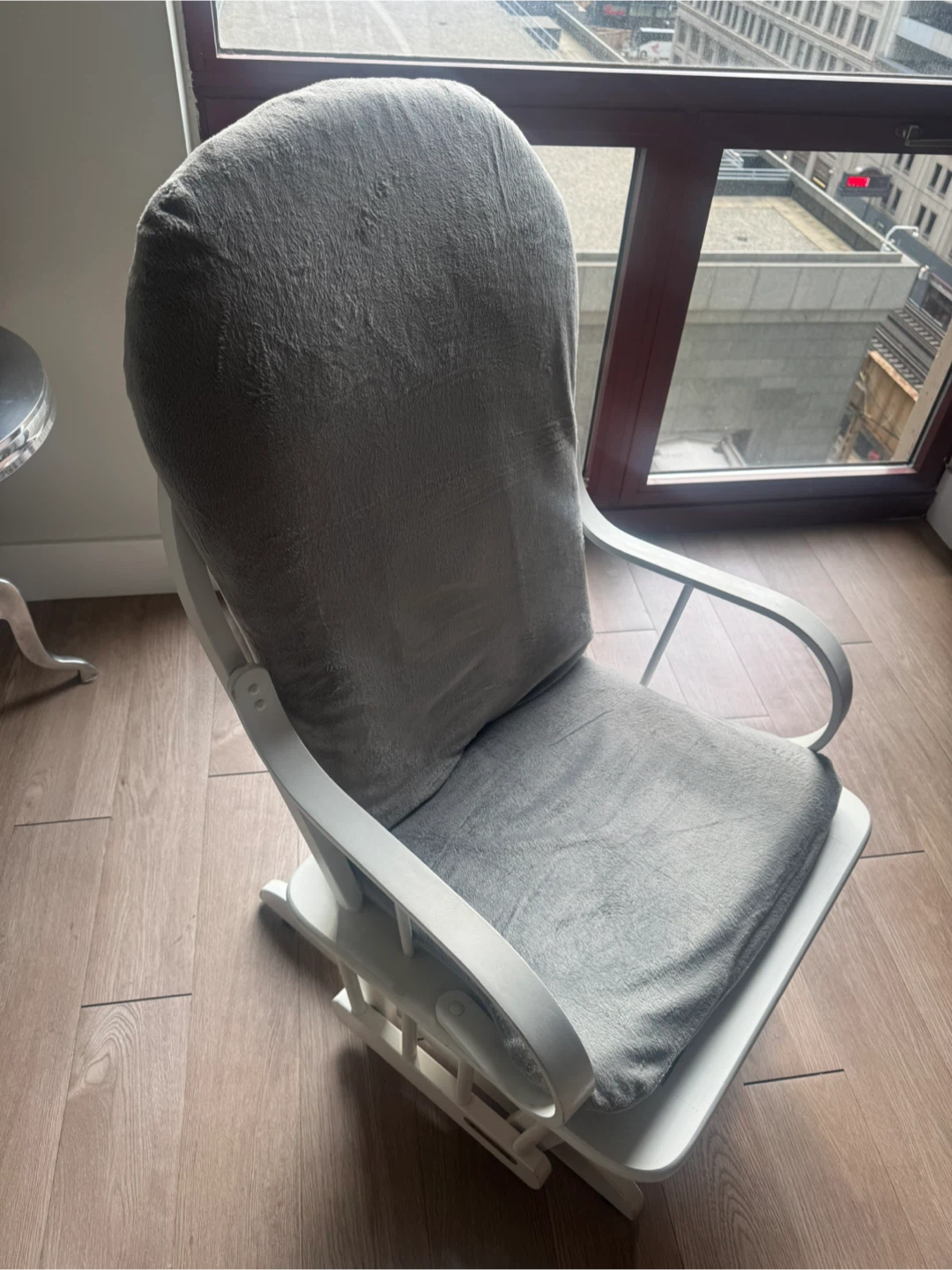 Shermag Glider Rocker Chair with Gray Cushions - photo 4