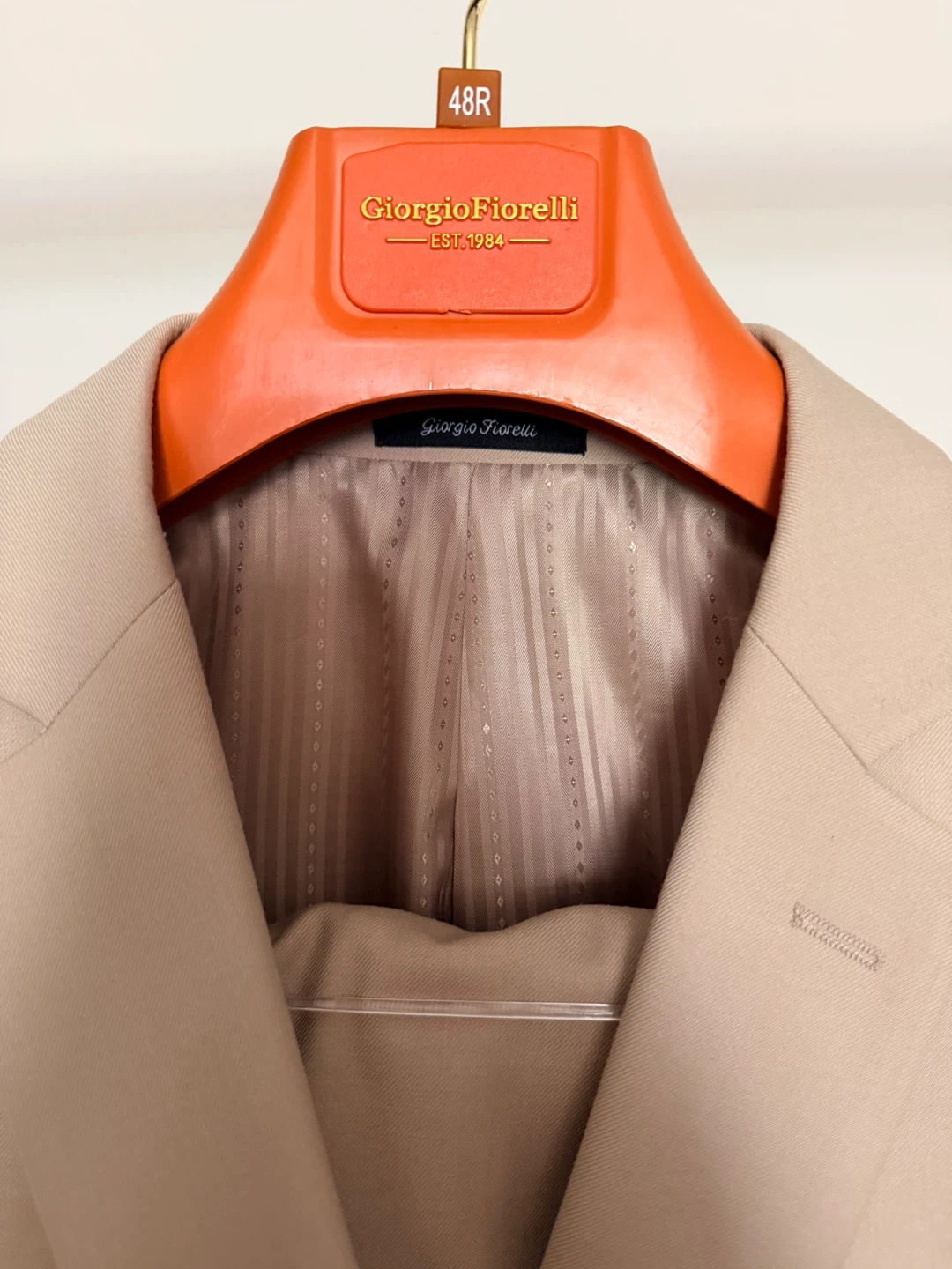 Giorgio Fiorelli Men's Suit 48R Beige - photo 4