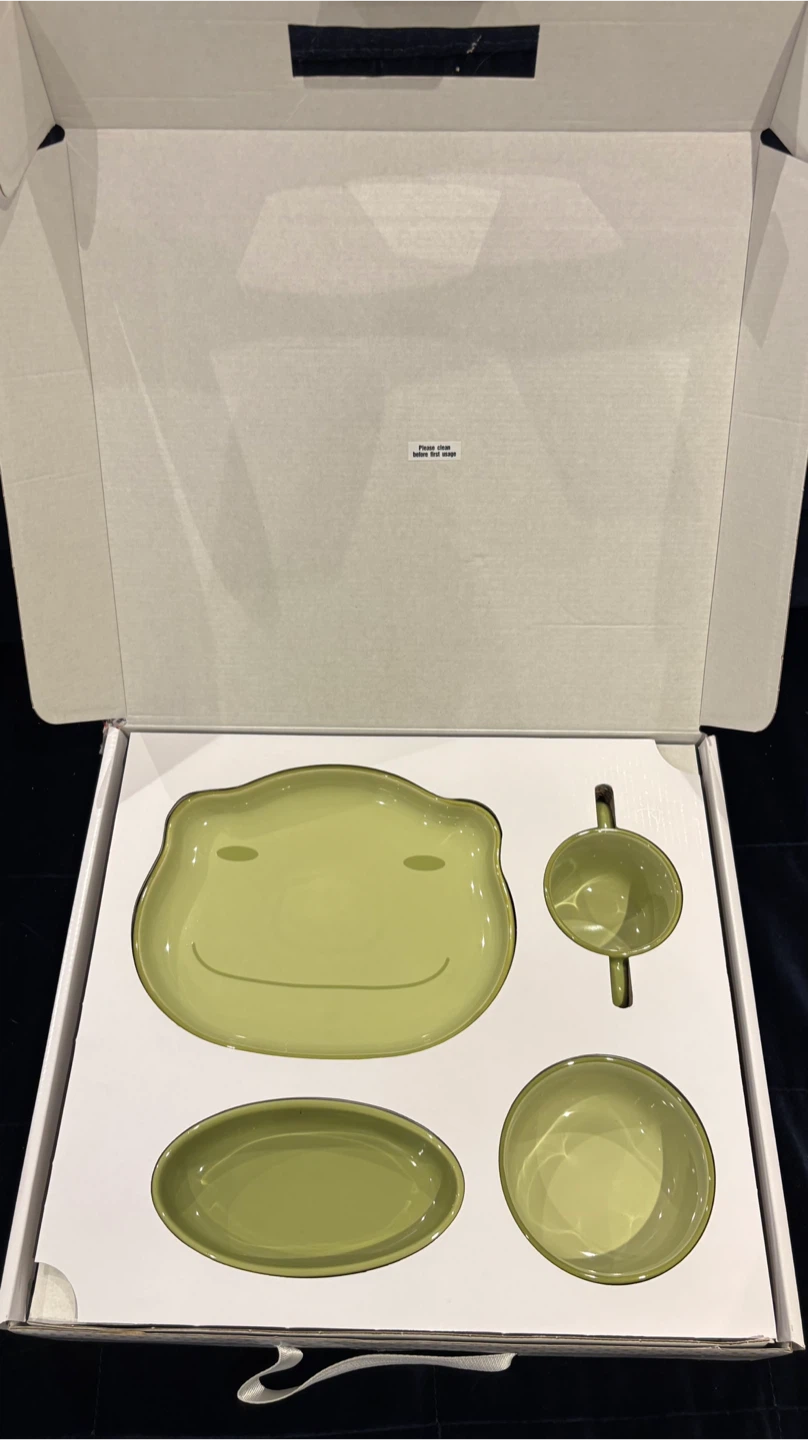 Staub Kids' Tableware Set - Green Ceramic - photo 2