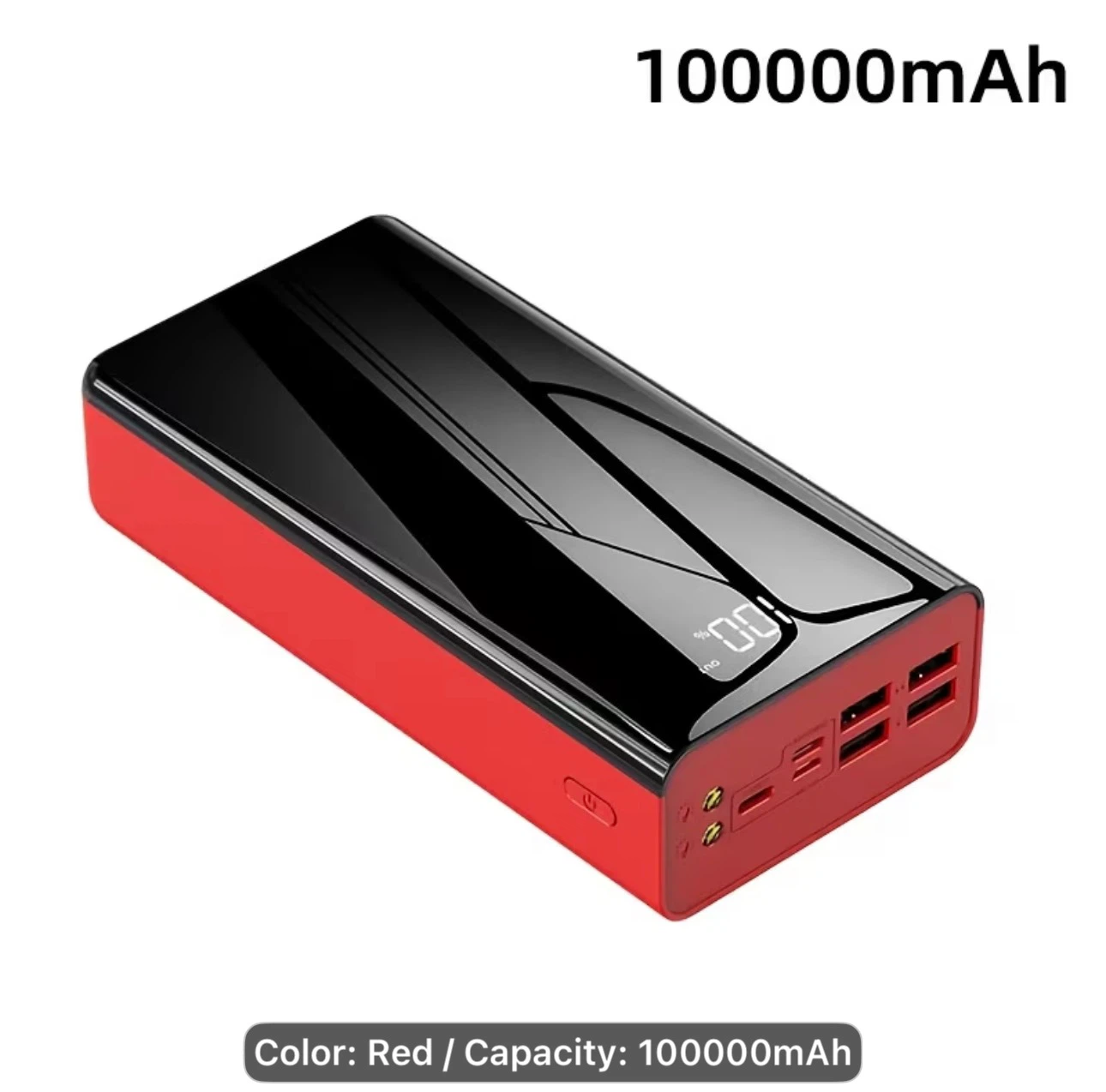 100000MAh High-capacity Fast Charging Mobile Power Bank